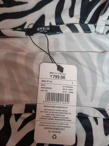 Zebra Print Slip Dress