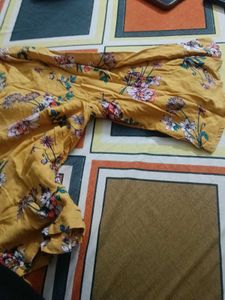 Floral Yellow Top