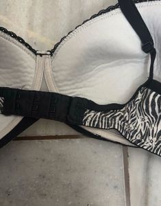 Stylish Zebra Print Bra