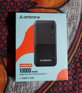 Ambrane 10000mAh Power Bank [BLACK] (RH)
