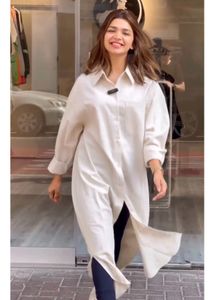 Long Off-White Shirt