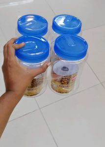 Set of 4 Food Storage Jars
