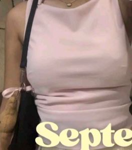 Cider Blush Pink Ruched Top with Tie Straps