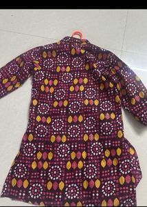 Vibrant Patterned Kurta