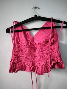 Hot Pink Smocked Halter Top 🥹💗
