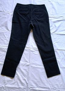 Chic Black Polka Dot Pants