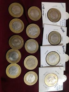 10Rs Comemrative coin 14 pcs
