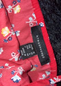 Cute Red Floral top
