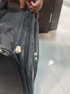 Spacious Black Travel Suitcase