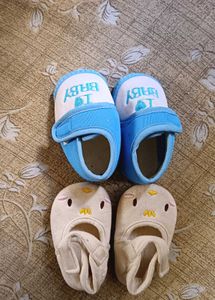 Cute Baby Booties - Set of 2 Pairs
