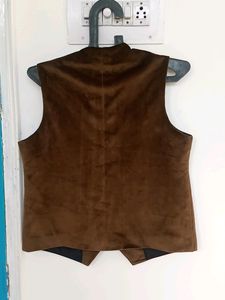 Brown Velvet Waistcoat for Blazer Cowboy Horse 🐎