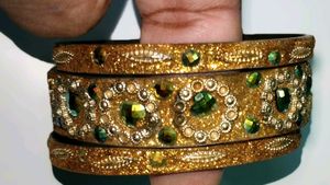Bangles gliter &amp; stone work