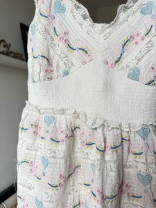 Floral Lace Mini Dress