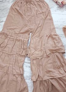 Floral Kurta sharara Set with Dupatta