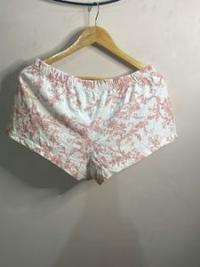 Floral Print Pajama Shorts