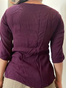 Embroidered Cotton Kurti