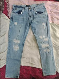 Ripped Denim Jeans