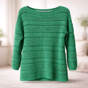 Green Knit Sweater