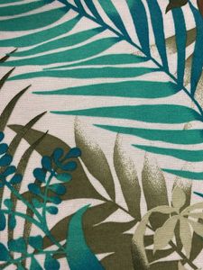 Tropical Print Ruffle Skirt