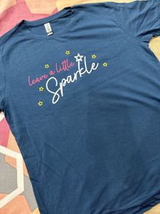 New Sparkle Tee - Navy Blue