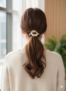 Anti Tarnish Gold Knot Hair Tie