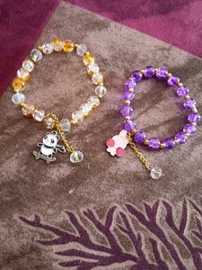 (set of 2)Cute Panda &amp; Bunny Bracelets