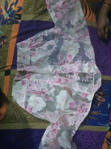 Organza Fabric Claver Motive Jacket & Transverter
