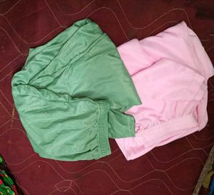 Pastel Lounge Pants Set:2 with maroon dupatta
