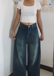 SALE 🌷Wide Leg Jeans //BAGGY WASHED