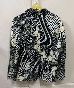 Floral Print Blazer