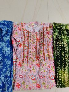 Set of 3 Women's Kurtis