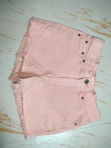 Cute Pink Denim Shorts