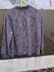 Chic Printed Button-Up Shirt