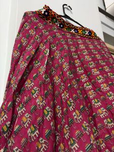 Boho Elephant Print Skirt