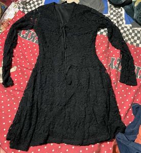 Elegant Black Lace Dress♥️