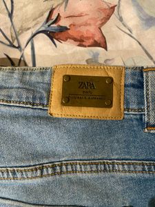 Zara Women  Blue Denim Jeans