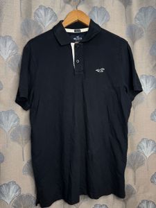 Hollister Black Polo Tshirt