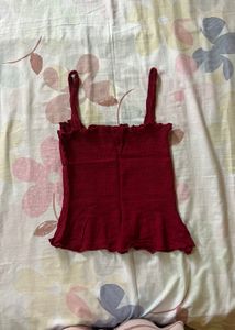 Wine Crop Top