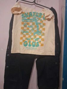 Boys Skater Club T-shirt &amp; Cargo Pants Set