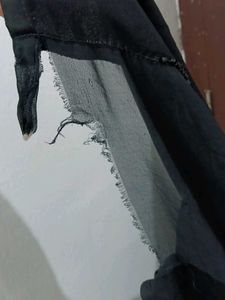 Elegant Black Embellished abhaya