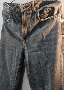 Stylish Washed Grey Denim Jeans