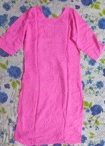 Vibrant Pink Kurta with Embellishments