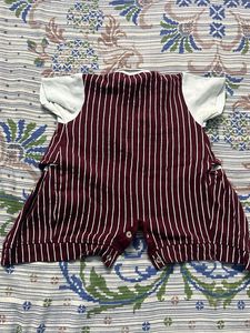 Baby Romper with shrug attached
