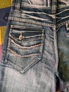 Unique Skeleton Print Jeans