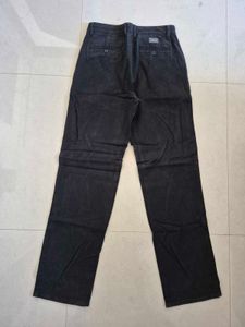 Classic Dark Relaxed Fit Korean Pleated Trousers