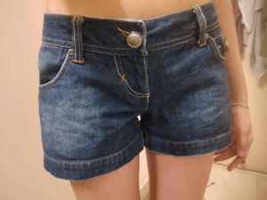 Denim Mini Shorts Y2K