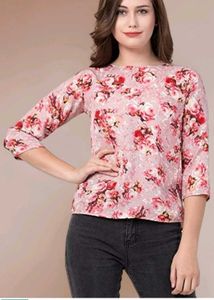 Short floral top