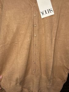 Cozy Camel Cardigan