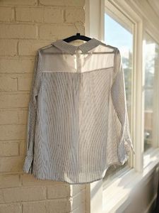 Striped Button-Down Shirt