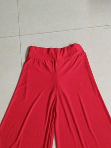 Blood Red Plazo